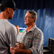 Roger Maris Jr. congratulates Aaron Judge on number 61.
